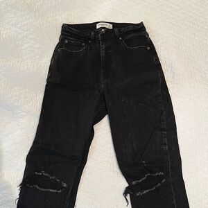 Abercrombie curve love mom jeans